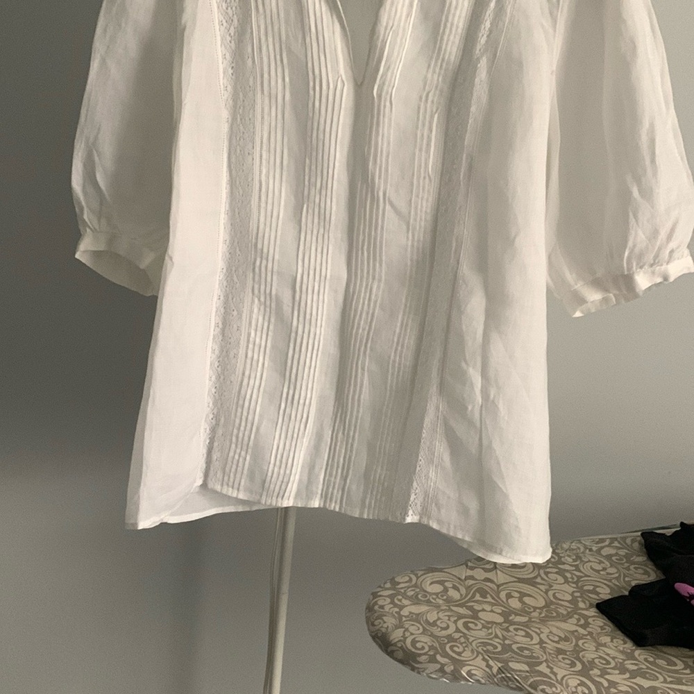 Elegant White Women's Top